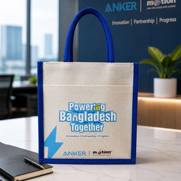 Promotional Gift Bag, Client : Motion View | Contact us For Corporate Order